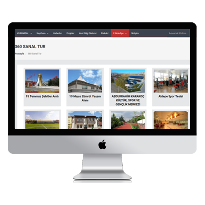 Ke&ccedil;i&ouml;ren Belediyesi Sanal tur projesi